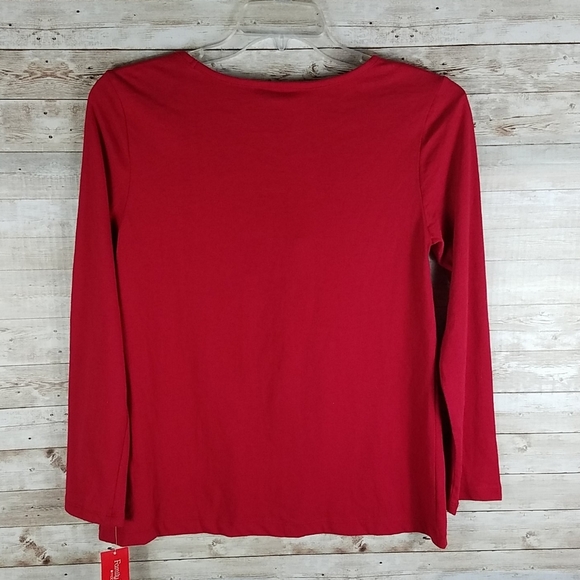Macy's, 0069, Red PJs, long sleeves, Sz M - Picture 3 of 5